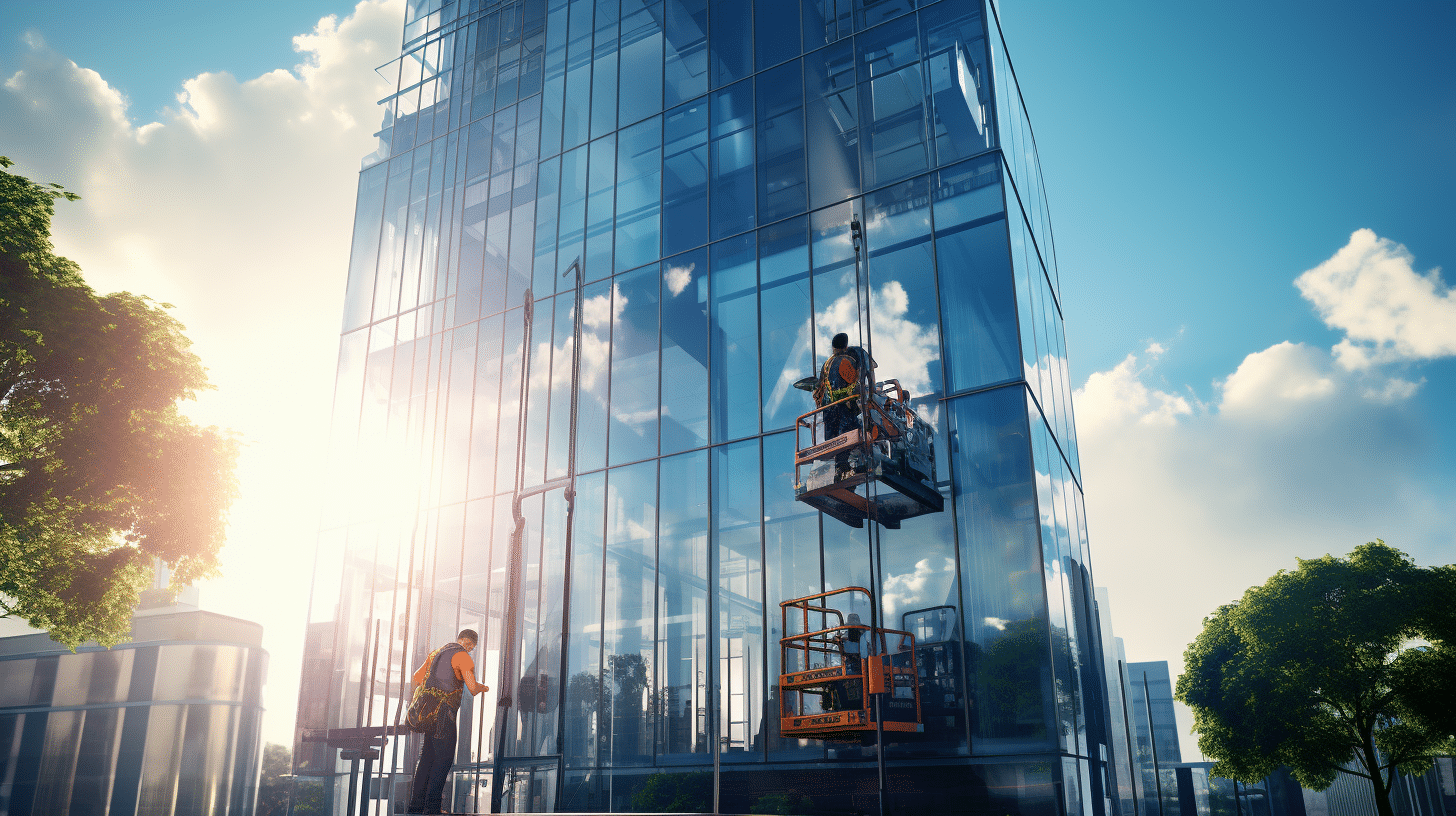 limpeza de fachada empresarial